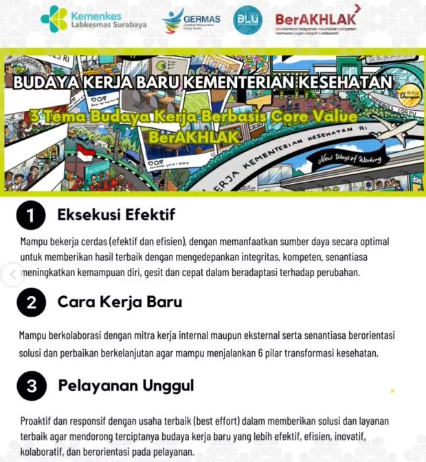 Budaya Kerja Kemenkes